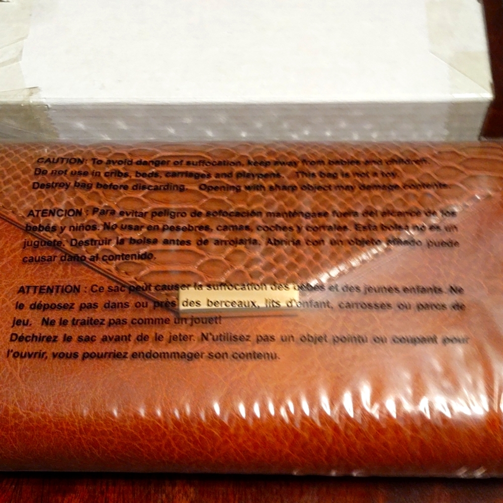 Brown Touch Screen Purse